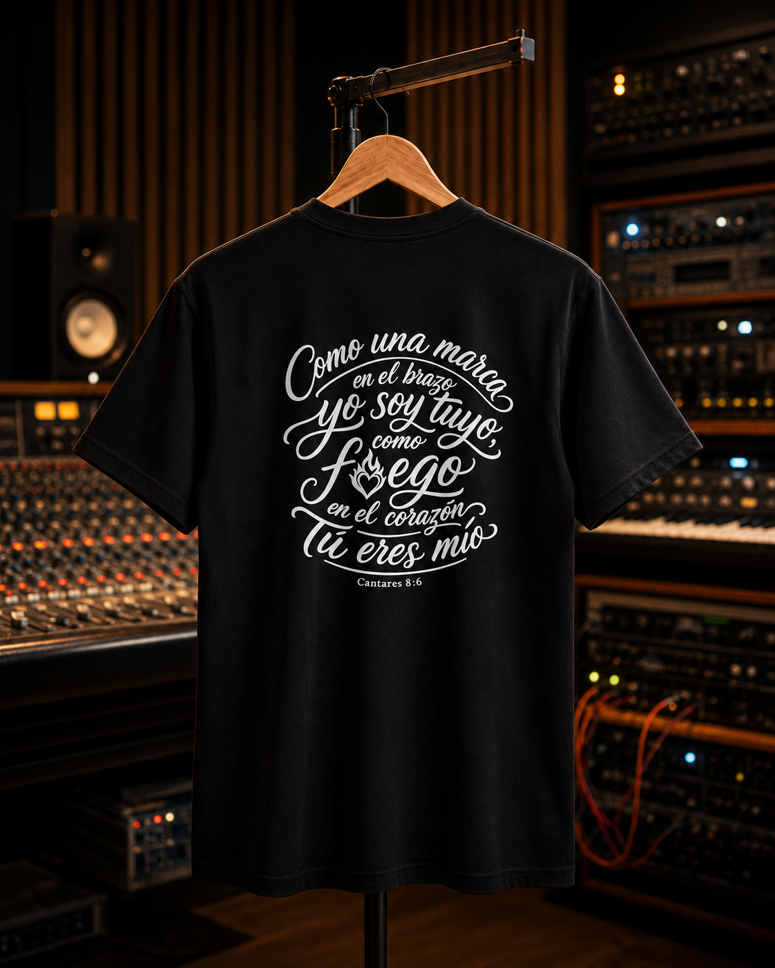 Camiseta Yo Soy Tuyo, Tú Eres Mío — Negro